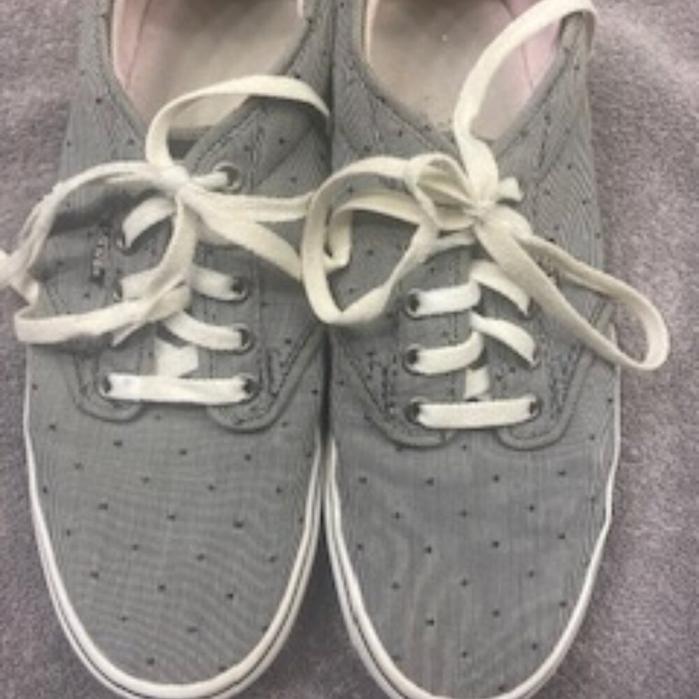 Cute Vans Sneakers with Polka Dots